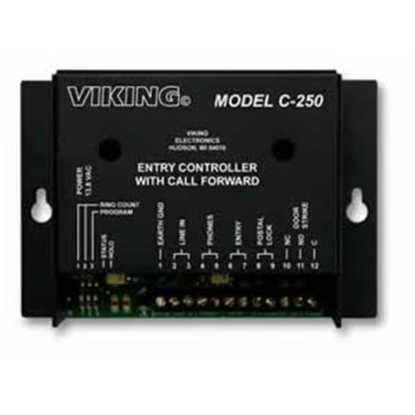 Viking Electronics VK-C-250 Entry Phone Controller And Call Router, Viking Electronics, Mfr#: VK-C-250